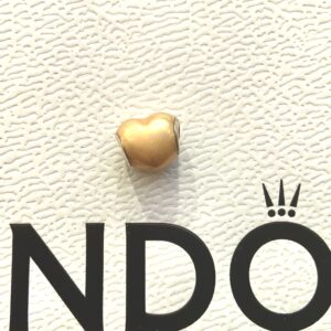 Genuine Pandora Enamel Heart Charm with Slight Sparkle