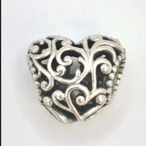 Regal heart charm