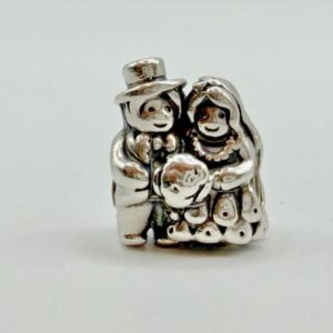 Genuine Pandora Wedding Bride Bracelet Charm Sterling Silver Jewellery retired