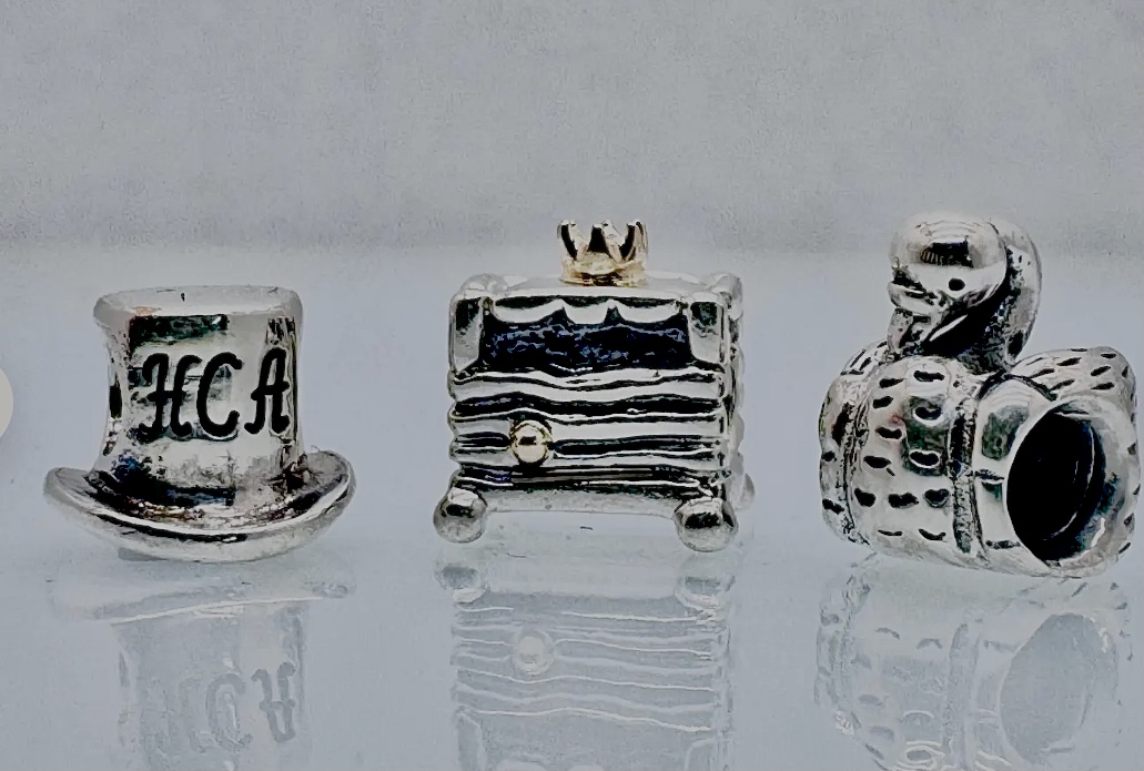 Rare Trilogy set of 3 Charms Holy Grail of Pandora collectors