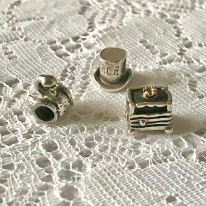 Rare Trilogy set of 3 Charms Holy Grail of Pandora collectors