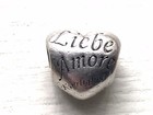 GENUINE PANDORA 925 STERLING SILVER RETIRED LANGUAGE OF LOVE VALENTINES CHARM