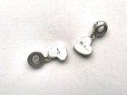 2 Genuine Pandora Mother & Son Heart 925 Sterling ALE Silver Dangle Charms