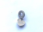 Genuine PANDORA Pink Enamel Daughter Heart Dangle Charm 925 ALE