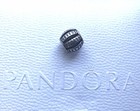 Genuine Pandora Pave Sparkling Barrel Openwork Charm Silver S925 ALE Jewellery
