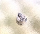 Genuine Pandora Sterling Silver 925 Retired Woof Dog Bowl Charm