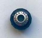 Genuine Pandora Ale 925 Black Faceted Murano Bead Charm Bracelet Jewellery