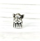 Genuine Pandora vintage 925 sterling silver Christmas Angel Of Hope cherub charm