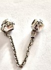 Genuine Pandora 925 Sterling Silver Family Forever Bracelet Safety Spacer Chain