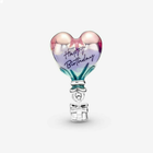 Genuine 925 Sterling Silver Pandora Happy Birthday Rainbow Hot Air Balloon Charm