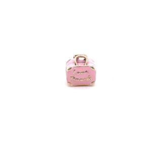 Love to travel suitcase charm